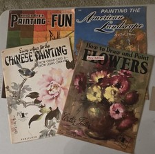 VTG Walter Foster Malarstwo i rysunek Zestaw 4 instrukcji Jak książki Akryl