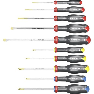 Facom Schraubendreher-Set Werkzeug Set Universal Phillips Pozidriv Schlitz 