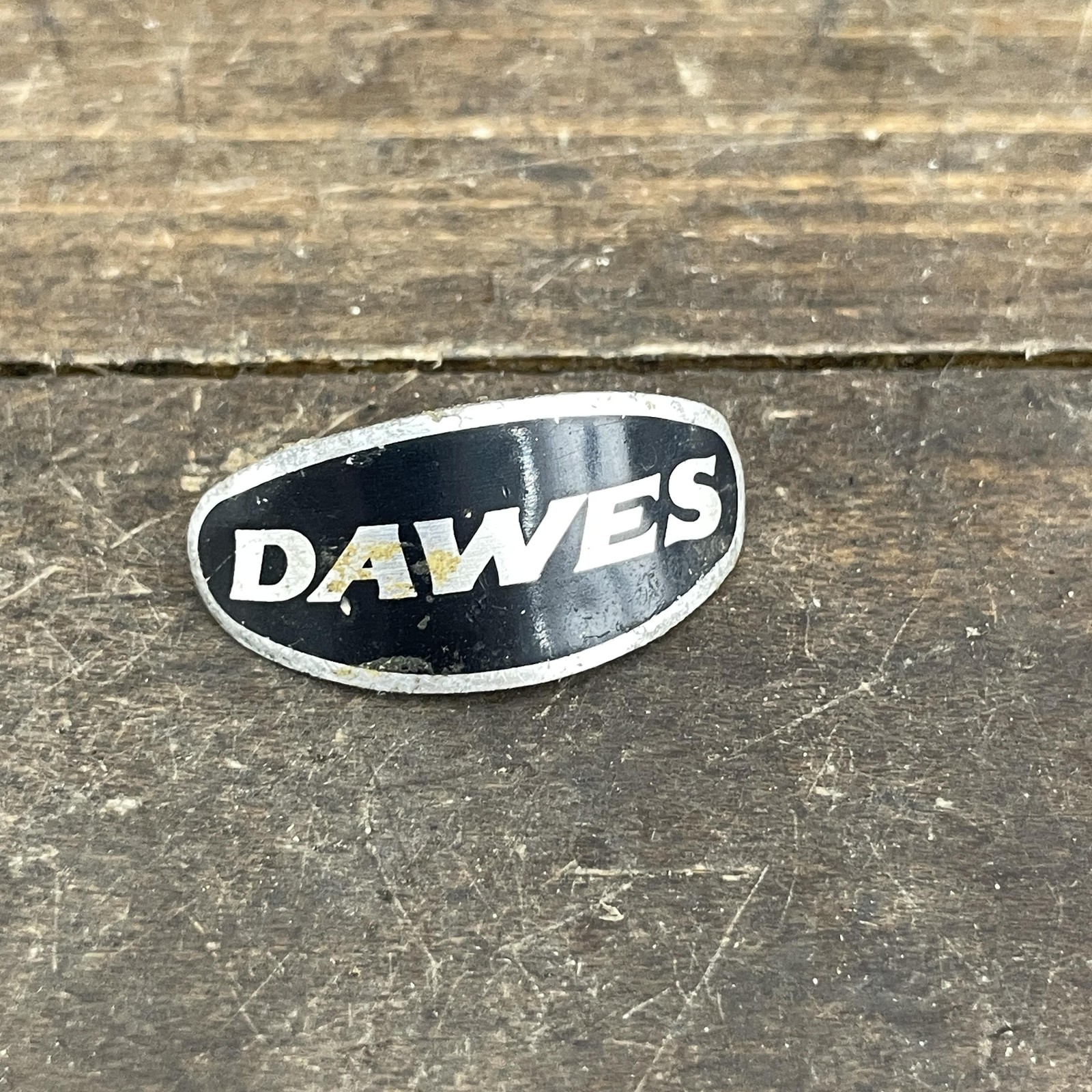 Head Badge Emblem Road Bike Metal Plate Logo 60s 70s Davis