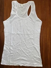 ACTIVE BASIC Women’s L Tank Top Racer Back White