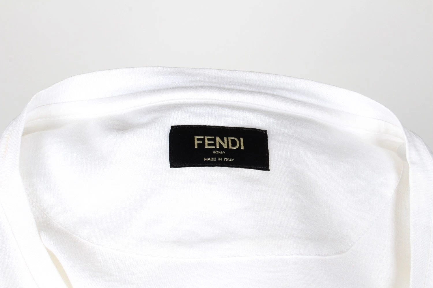 T shirt cotone logo Fendi XL 110 134744136