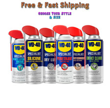 WD-40 Specialist Lubricant with SMART STRAW SPRAYS 2 WAYS Pick Your Style Size