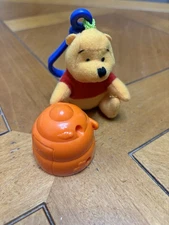 Disney Winnie the Pooh Honeypot Plush backpack Clip Keychain 3.5 Inch
