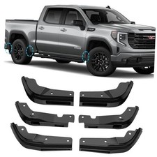 Mud Flap Delete Compatible with GMC Sierra 1500 2019-2025, Front & Rear Mud