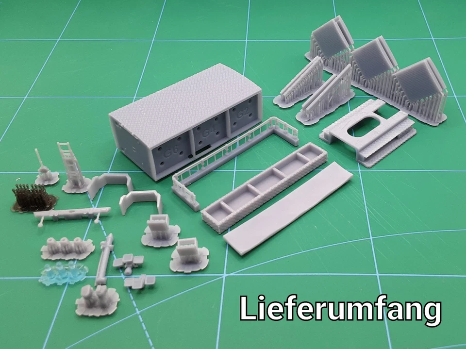 Umbausatz 1:87 / Vorbild RW-Hafen Metz / Feuerwehr Hamburg / 3d-Resindruck - Bild 2 von 4