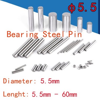 φ5.5 5.5mm Diameter Bearing Steel Pin Cylindrical Solid Dowel Pins 5.5mm-60mm L