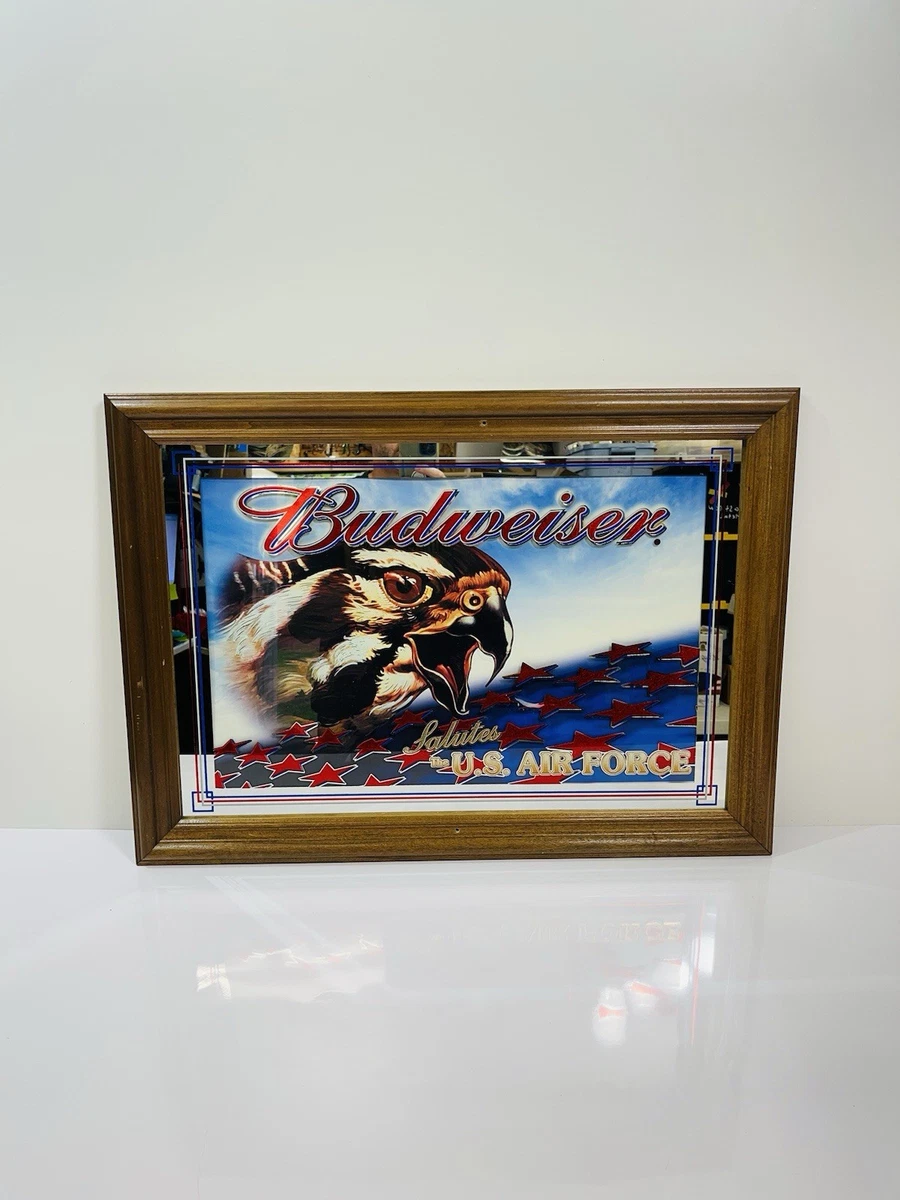 Anheuser Busch Mirror In Collectible Budweiser Signs & Tins for