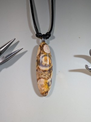Birdseye Jasper gemstone Adjustable Necklace