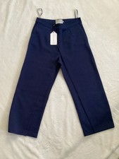 NEW Very Unusual Lavish Alice Navy Culotte Trousers Navy UK 8/10 