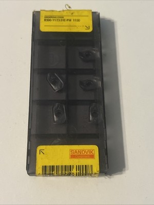 SANDVIK R390-11 T3 31E-PM New Carbide Milling Inserts Grade 1130 7pcs