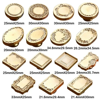 MARKENLOS DIY Vintage Siegelwachs Stempel für Bilderrahmen Retro Style Kommunikation