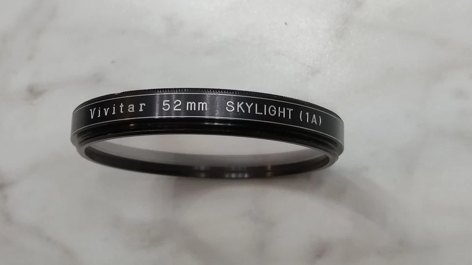 Vivitar 52mm Skylight (1A)  Lens Filter, Used, Excellent Condition. No Scratches - Image 2 of 3