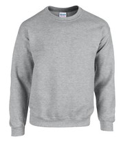 Image of Gildan Mens Plain Heavy Blend Sweatshirts Casual Crew Neck Pullover Jumper