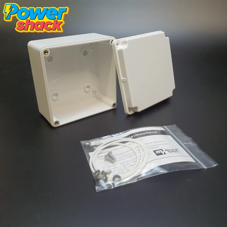 100 x 100 x 50mm Adaptable Box Enclosure Marshall Tufflex IP66 - MTAB100AWH