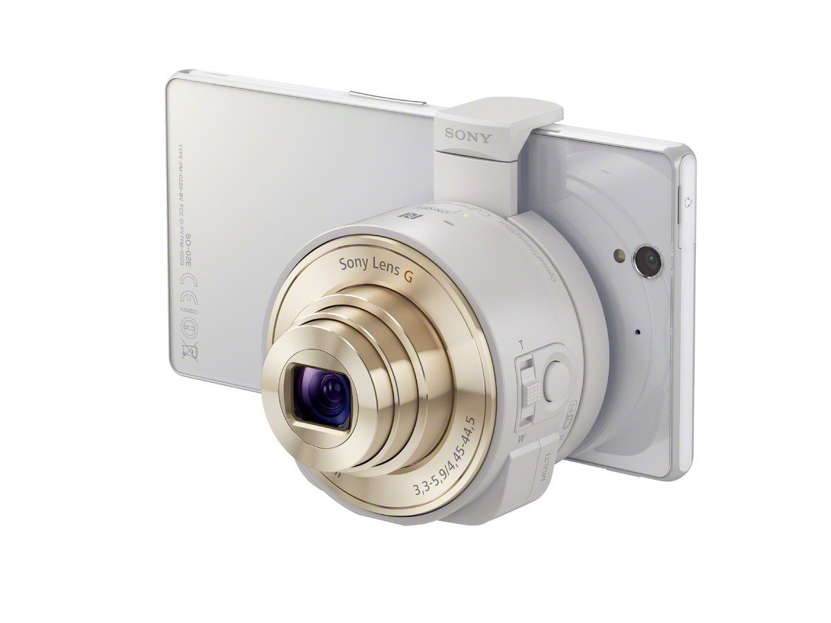 Sony DSC-QX10/W Smartphone Attachable 4.45-44.5mm Lens-Style