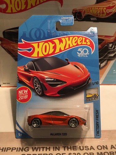 HOT WHEELS MCLAREN 720S FACTORY FRESH 1/10 / NEW FOR 2018 ORANGE VHTF!! - Picture 3 of 16