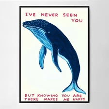 David Shrigley Print I Never See Poster Print