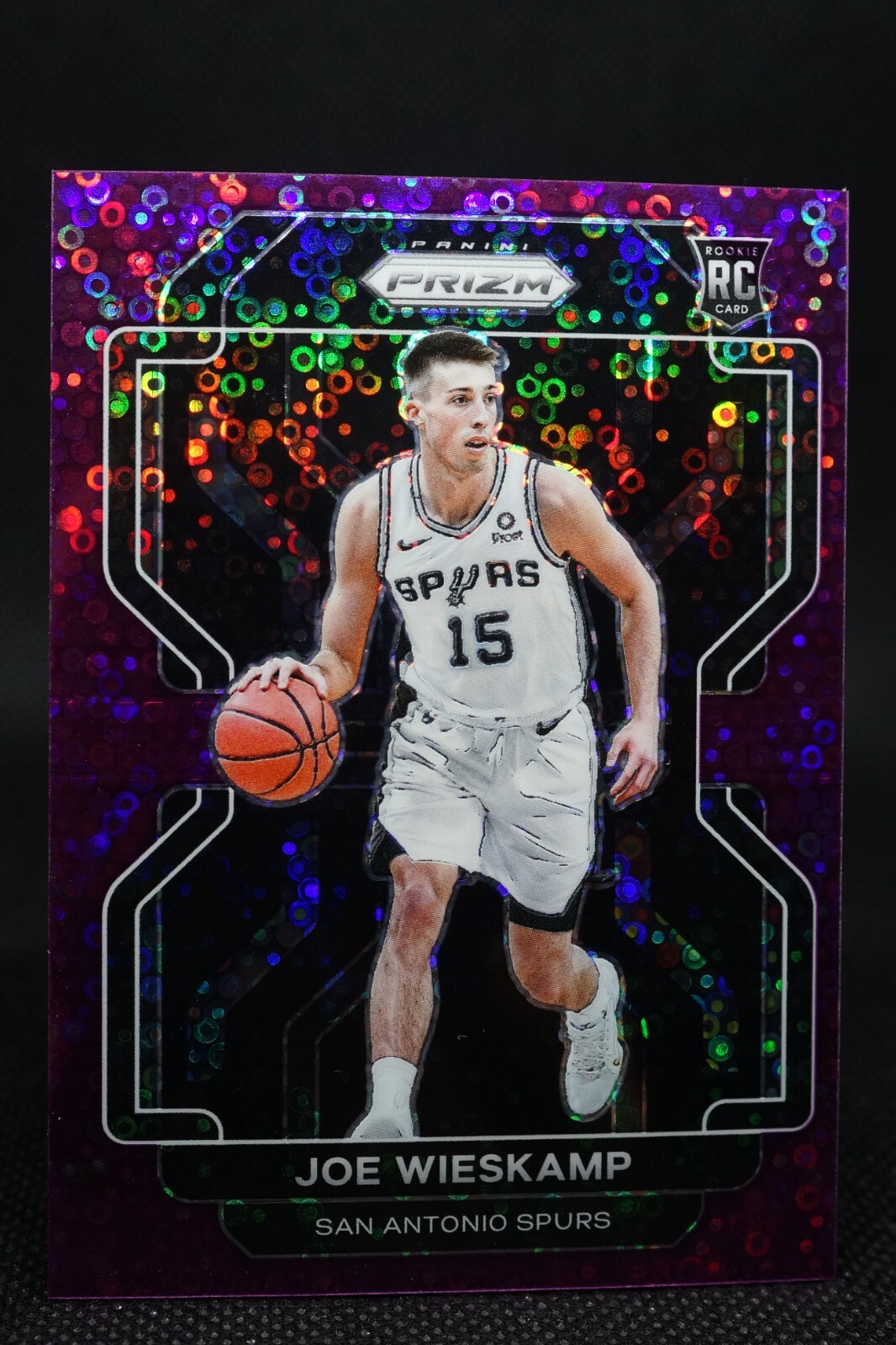 2021-22 NBA Panini Prizm Fast Break Purple #322 Joe Wieskamp 26/75 ROOKIE  RARE