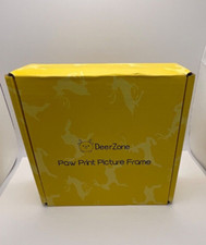 DeerZone Pet Memorial Gifts for Dogs Cats, Dog Paw Print Frame Kit