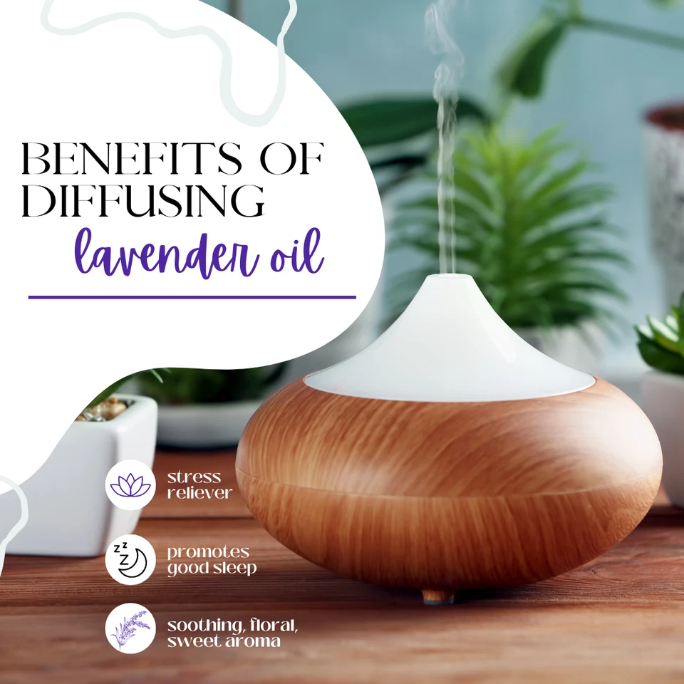 Enorme aceite esencial de lavanda a granel 8 fl oz de GreenHealth Foto 3 de 4