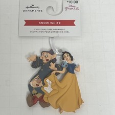 Hallmark Disney Princess Snow White Seven Dwarfs Christmas Ornament