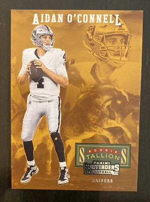2023 Contenders Aidan O'Connell Rookie Stallions RC #1 Raiders | eBay