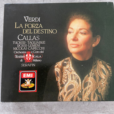 VERDI: Forza - Callas / Tucker - Serafin (3-CD-Box EMI CDS 7 47581 8 / neu)