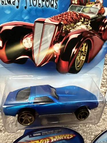 Hot Wheels Holiday Hotrods 2007 juego de 12 Corvette Ferrari Chevy 1500 Frost Lancer - Imagen 15 de 18
