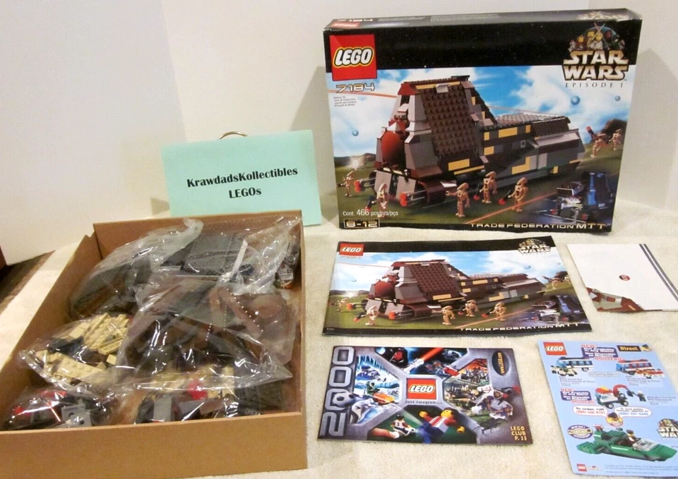 LEGO STAR WARS 7184 TRADE FEDERATION MTT EPISODE 1 NEW IN OPENED BOX SEALED BAGS - Image 2 of 4