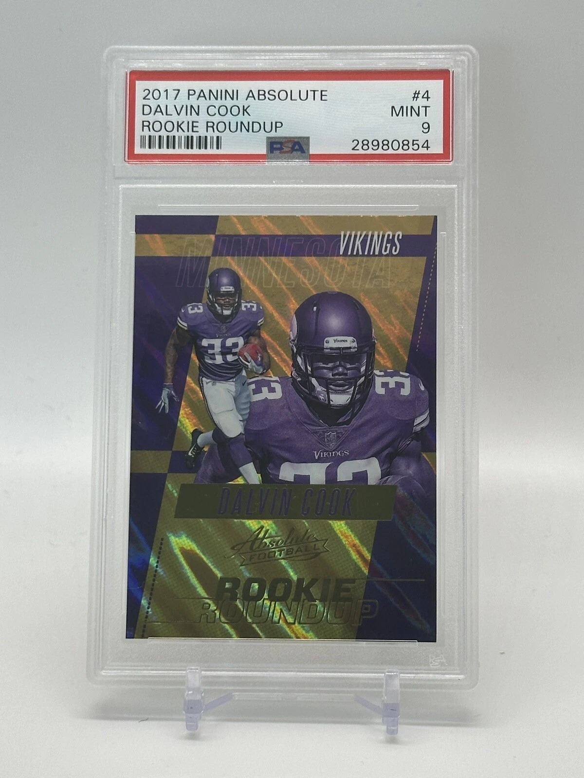 Dalvin Cook Panini Absolute Rookie Roundup #4 Base