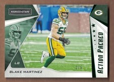2019 ROOKIES AND STARS ACTION PACKED GREEN BLAKE MARTINEZ #2/5