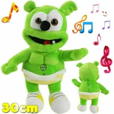 NEW Gummy Bear Plush Green Singing Bear Toy Christmas Celebration Props Toys