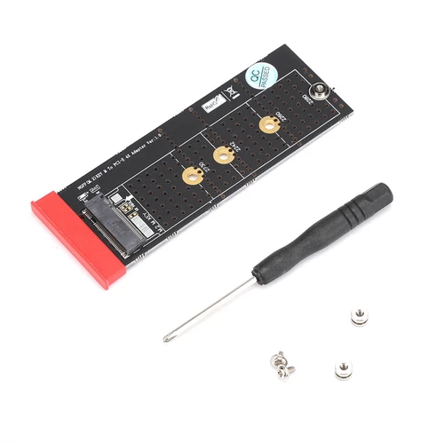 M.2 Nvme Black PCI- E Riser Card Supports 2260/2280 Type M.2 Card Dimension