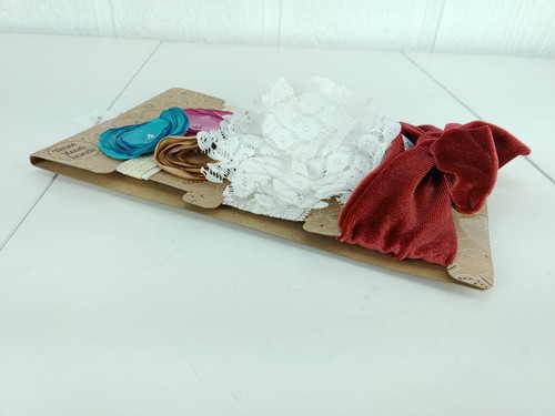 Baby Essentials 3 Head Bands Infant 0-24 Months Baby Shower Gift Photo Accessory - Picture 6 of 6