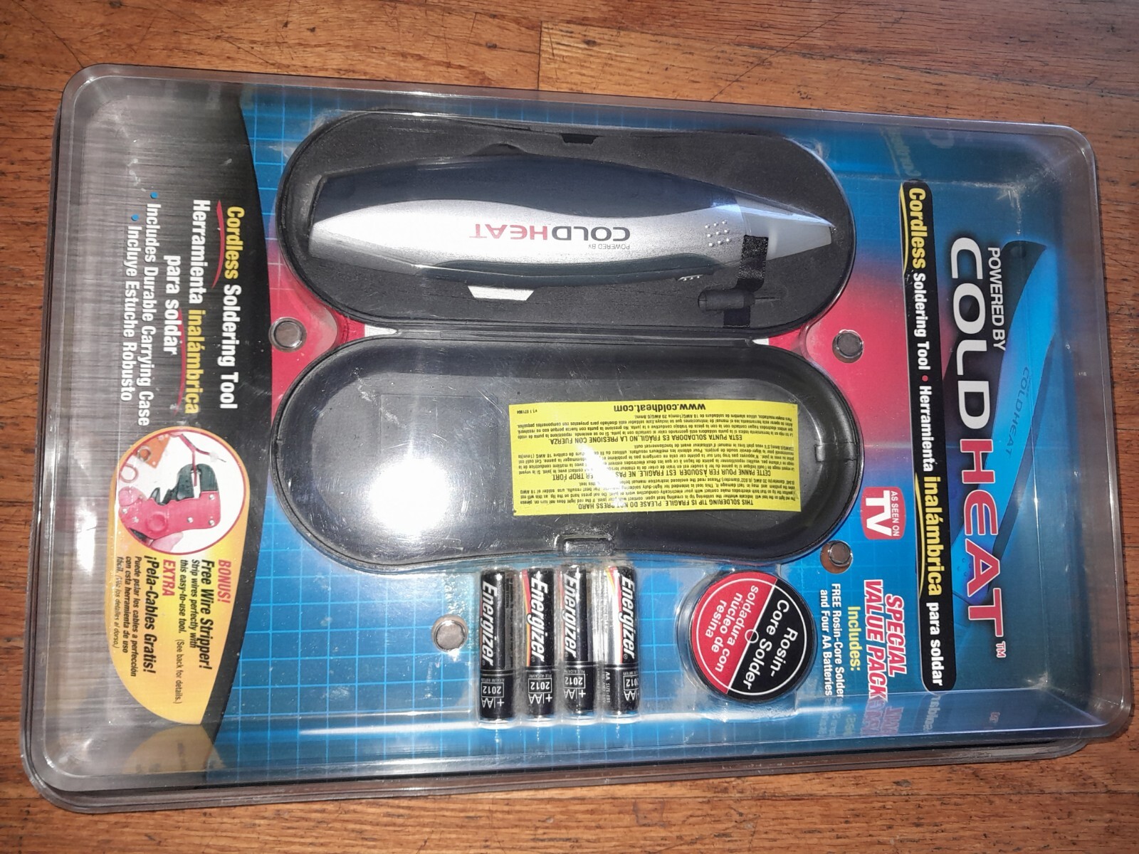 Cold Heat Soldering Iron Gun With Solder NOS eBay