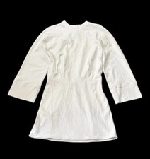 NWT!! ASOS Edition Women's Size US 8 Jersey Mini Dress Long Sleeve - Ivory Cream