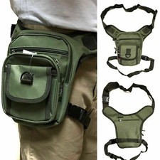 Waist Drop Leg Thigh Bag Outdoor Hip Belt Fanny Utility Pack Pouch OLIVE Holster