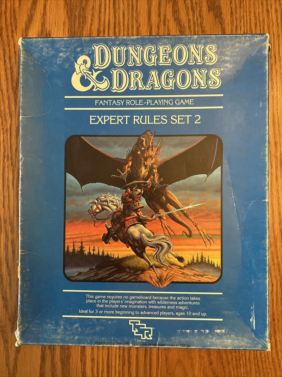 SET 2 EXPERT RULES: Dungeons & Dragons 1983: No Dice | eBay