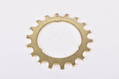 NOS Shimano Dura-Ace #1241820 golden Cog with 18 teeth from the 1970s - 80s