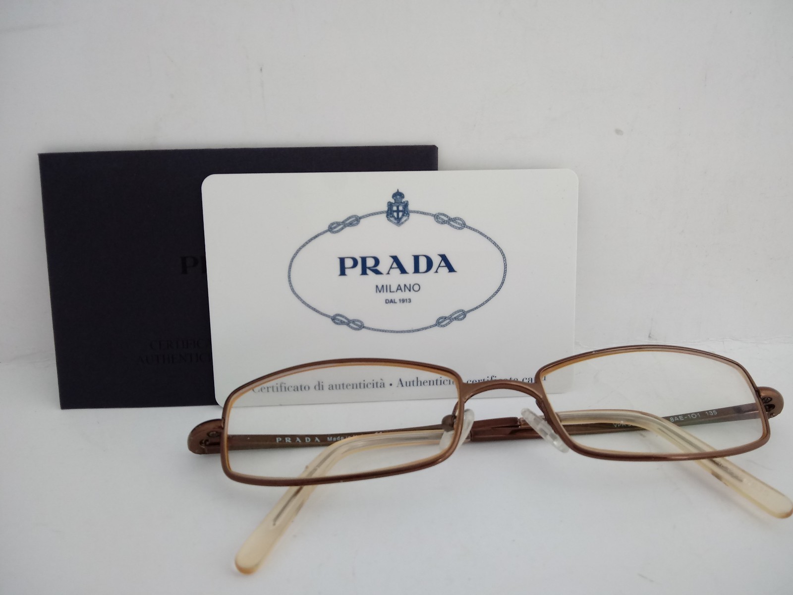 Prada Made in Italy Luxottica Group Prescription Eyeglasses. VPR53D