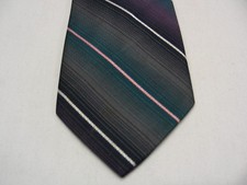 PIERRE CARDIN - BOYS 11 1/2" - STRIPED - POLYESTER - CLIP-ON NECK TIE 