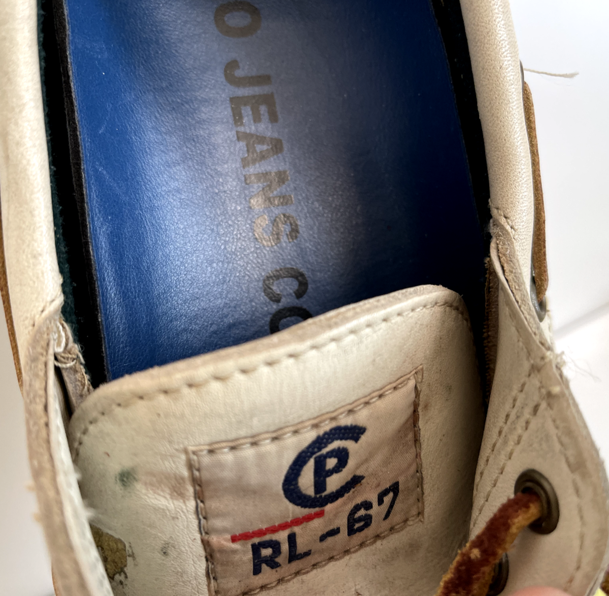 靴 POLO RALPH LAUREN made in USA Polo Ralph Lauren 1967 Leather boat-shoes Ivory Size 8D | eBay