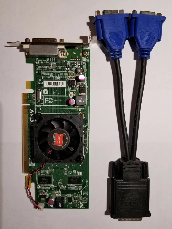 HP Compaq Elite 8300 8200 6200 6300 PRO VGA Video Card Dual Monitor Windows 10 - Image 3 of 3