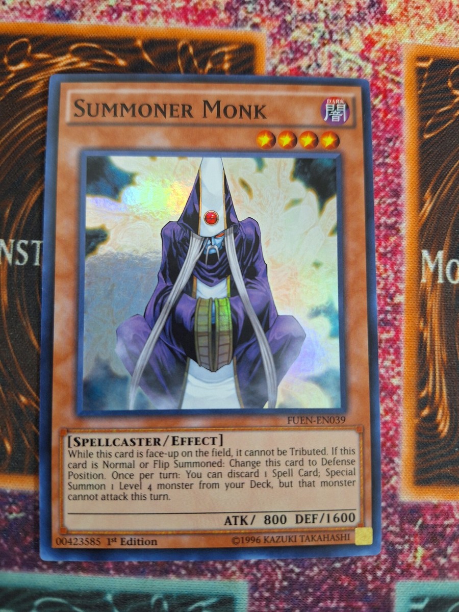 Yu-Gi-Oh! TCG Summoner Monk FUEN-EN039 Super Rare 1st Edition Near