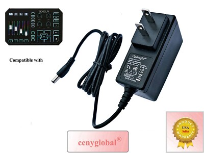 12V MyVolts Replacement Power Supply Compatible With TC-Helicon GO XLR USB Audio Interface | FR