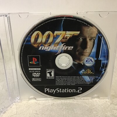007: NightFire (Sony PlayStation 2, 2002) PS2 James Bond Video Game DISC ONLY