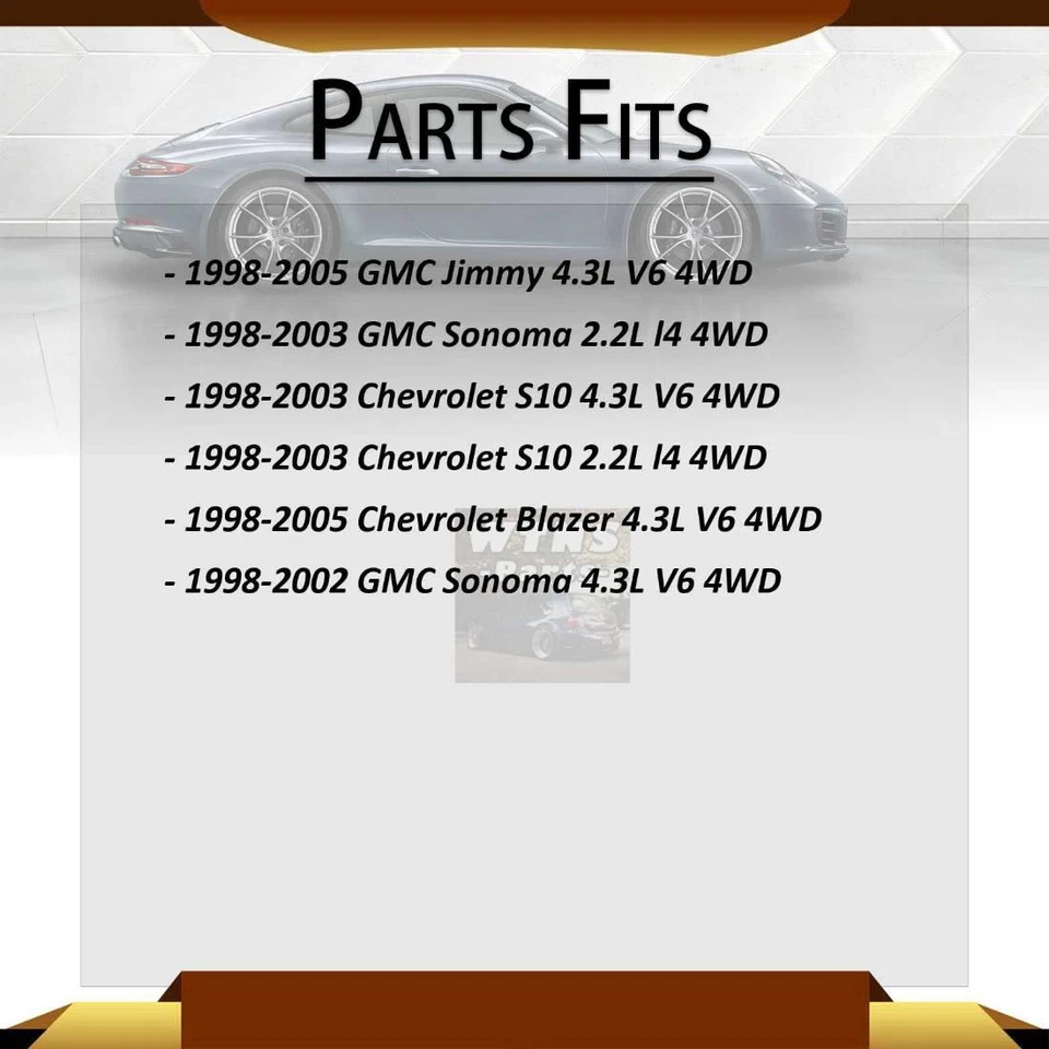 2x Eje trasero OE Solutions para Chevrolet S10 2,2 L 4x4 1998-2003 Foto 2 de 4