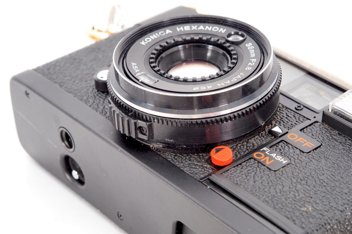 【美品】▪️Konica C35 EF Konica C35 EF Repaired [Exc+5] Meter Ok FilmCamera 38mm f