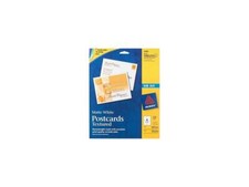Avery 03380 Post Cards,Textured,Card Size 4-1/4x5-1/2,Matte,120/BX,WE