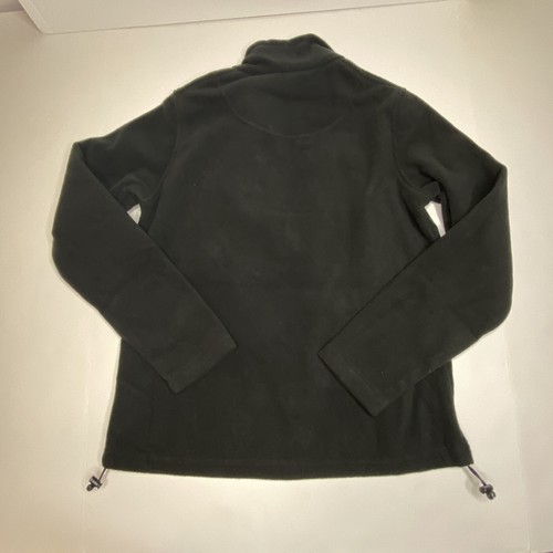 Natural Reflections Womens Size Small Heavy Soft Fleece Jacket Black Full Zip - Picture 5 of 9